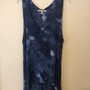 Express Navy Tie-dye tank